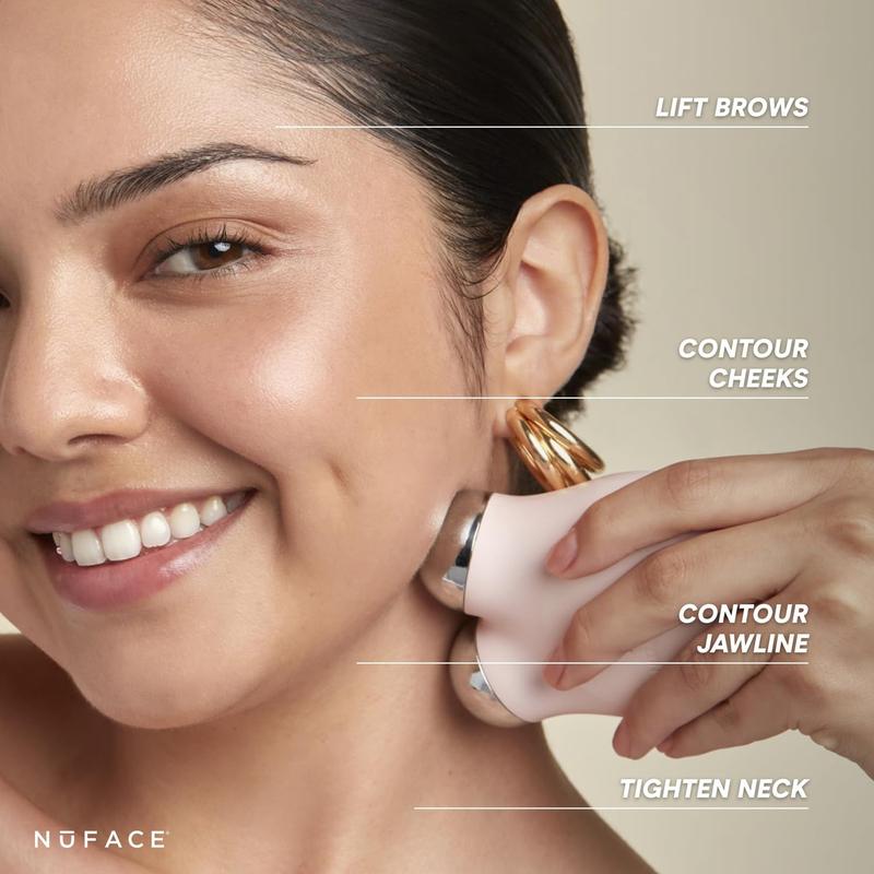 Dispositivo facial NuFace MINI+ Microcurrent com gel e creme de